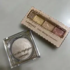 CANMAKE カラーミキシングコンシーラー & ムーングロウハイライター 01