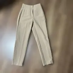 ZARA ベージュ ハイウエストパンツXS