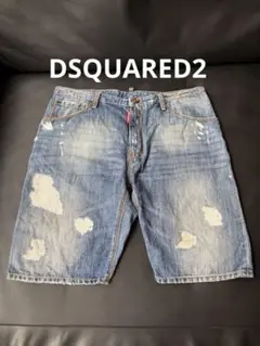 希少】 DSQUARED2 デニムショートパンツ 48サイズ ダメージ加工 - メルカリ