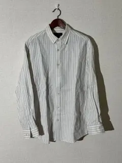 バナナリパブリック 長袖シャツ ストライプ柄 XLくらいあります