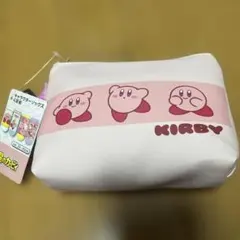 新品未使用　星のカービィポーチ付きソックス23〜25㎝　ピンク