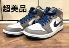 美品★Air Jordan 1 Mid true blue 26.5