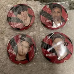 バレーボール男子日本代表　缶バッジ　ガチャ　4個セット
