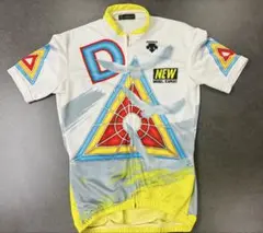 新品 DESCENTE サイクルジャージ 半袖 L 90s 希少 レア物 当時物のサムネイル
