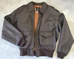 【状態良好】山羊革AVIREX A-2 レザージャケット
