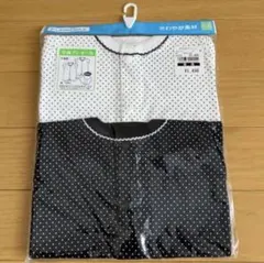 ベビー　ロンパース　60㎝　70㎝　半袖プレオール 白黒　モノクロ　ドット柄