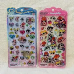【正規品】パワーパフガールズ うるちゅるポップシール・ドロップジェリーシール