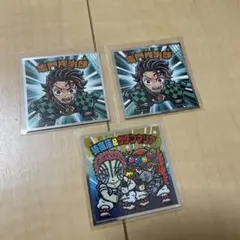 鬼滅の刃マンチョコ　無限城編　シール　3枚セット