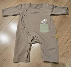おさるのジョージ　ロンパース 　カバーオール　80