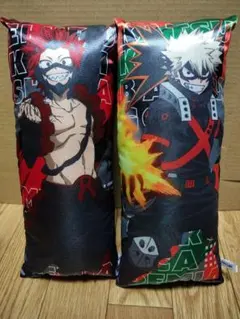 僕のヒーローアカデミア クッション 2種セット 爆豪勝己 切島鋭児郎