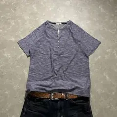 00s archive olive henley tee y2k grunge - メルカリ