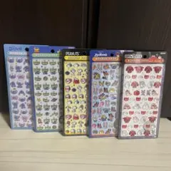 ディズニー　　ボンボンドロップシール　　5種セット