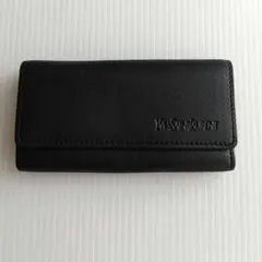 【イヴサンローラン】 ４連キーケース　レザー ブラック　未使用保管品のサムネイル