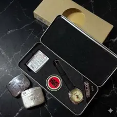未使用ラッキーストライク腕時計　箱付　& Zippo LUCKYSTRIKEのサムネイル