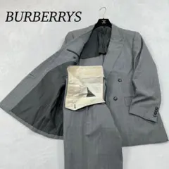 I111 XL バーバリー ダブル スーツ上下 グレー メンズ