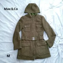 MAX&CO. リバーシブルツイードジャケットコート　ヴィンテージ近し