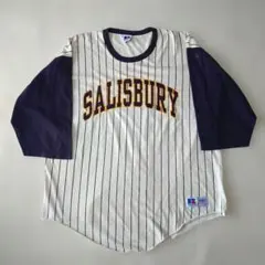 90s usa製 Russell　ハイコットン　ベースボールＴシャツ XLのサムネイル