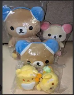 リラックマ　ぬいぐるみ　ネオリラッくじ　コリラックマ　ぬいぐるみセットなど
