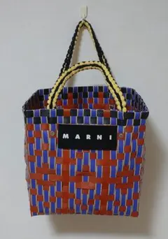 新品未使用 MARNI MARKET かごバッグ ブラウン・パープル パープル MARNI MARKET LOVE バスケットバッグ | Marni