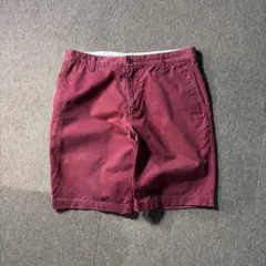 DOCKERS w33 チノショーツ 短パン ボルドー バーガンディーのサムネイル