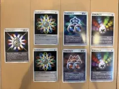 【希少】昔のポケモンカード レインボーエネルギー等 特殊エネルギー7枚まとめ売りのサムネイル