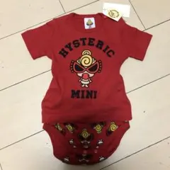 新品HYSTERIC MINI 赤いロンパース 80