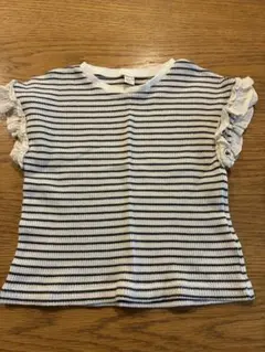 ストライプ柄Tシャツ 110サイズ　アプレレクールのサムネイル