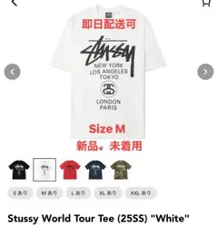 Stussy World Tour Tee M ホワイト