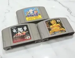 007 ゴールデンアイ イライラ棒　ドラえもん3つの精霊石　N64 3本セット
