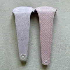 【新品・2個セット】帯止金具 クイン帯揚止 和装小物 着付け補助 地紋入り