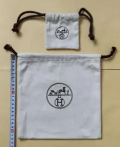 HERMES　巾着セット　中　小