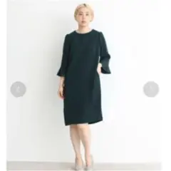 OLIKA ミリオーネツイル　フレアー袖ワンピースのサムネイル