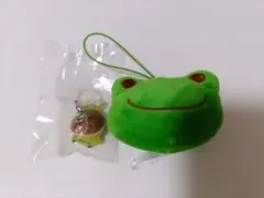 かえるのピクルス　もちもちフェイスマスコット　めじるしアクセサリー
