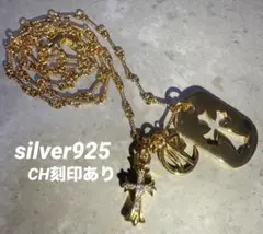 ‼️説明文必読‼️ベビーファット22k加工 ✨22k刻印✨ 1個 クロムハーツCHクロスベビーファットチャーム22K&ロールチェーン
