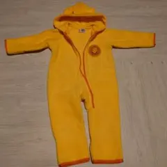 90 Pooh フード付きロンパース