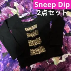 Sneepdipスニープディップオフショルヒョウ柄ベアトップ平成ギャル地雷y2kのサムネイル