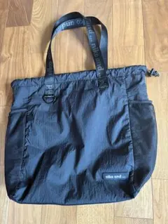 niko and ... ブラック トートバッグ