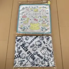 非売品　ハローキティー　タオル2枚&トイレットペーパーカバー