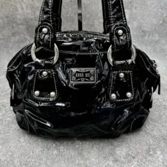Y2K ANNA SUI Patent Leather bag Studs