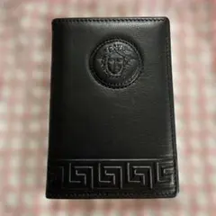 VERSACE メドゥーサ　アドレス帳 レザー ブラック