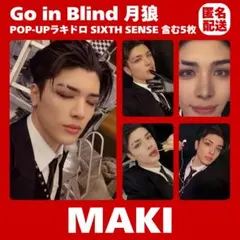 &TEAM MAKI 月狼 POPUP ラキドロ トレカ まとめ売り 5枚 匿名