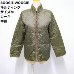 BOOGIE-WOOGIE キルティングジャンバー M カーキ 中綿 ナイロン