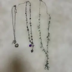 ハンドメイド含む ネックレスとピアスのセット