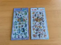 モンスターズインク＆トムとジェリー　プチドロップステッカー　2点セット