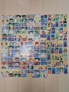 【当時品】 ドラゴンボール めんこ 角メンコ 大量141枚セット
