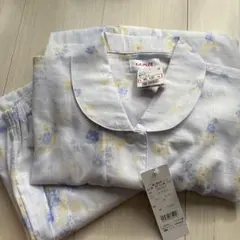 GUNZE Mサイズ パジャマ 水色花柄　綿100%