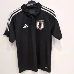 【中古美品】adidas サッカー日本代表 ポロシャツ M ダークブラウン 中古美品】adidas サッカー日本代表 ポロシャツ M ダーク