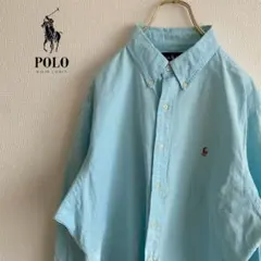 A123◎RALPH LAUREN メンズ　長袖BDシャツ　XL 10X3