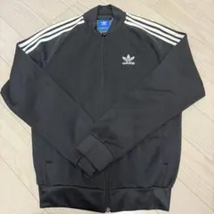 adidas トラックジャケット　ジャージ　黒　Mのサムネイル