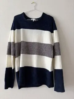 ボーダーメンズセーター